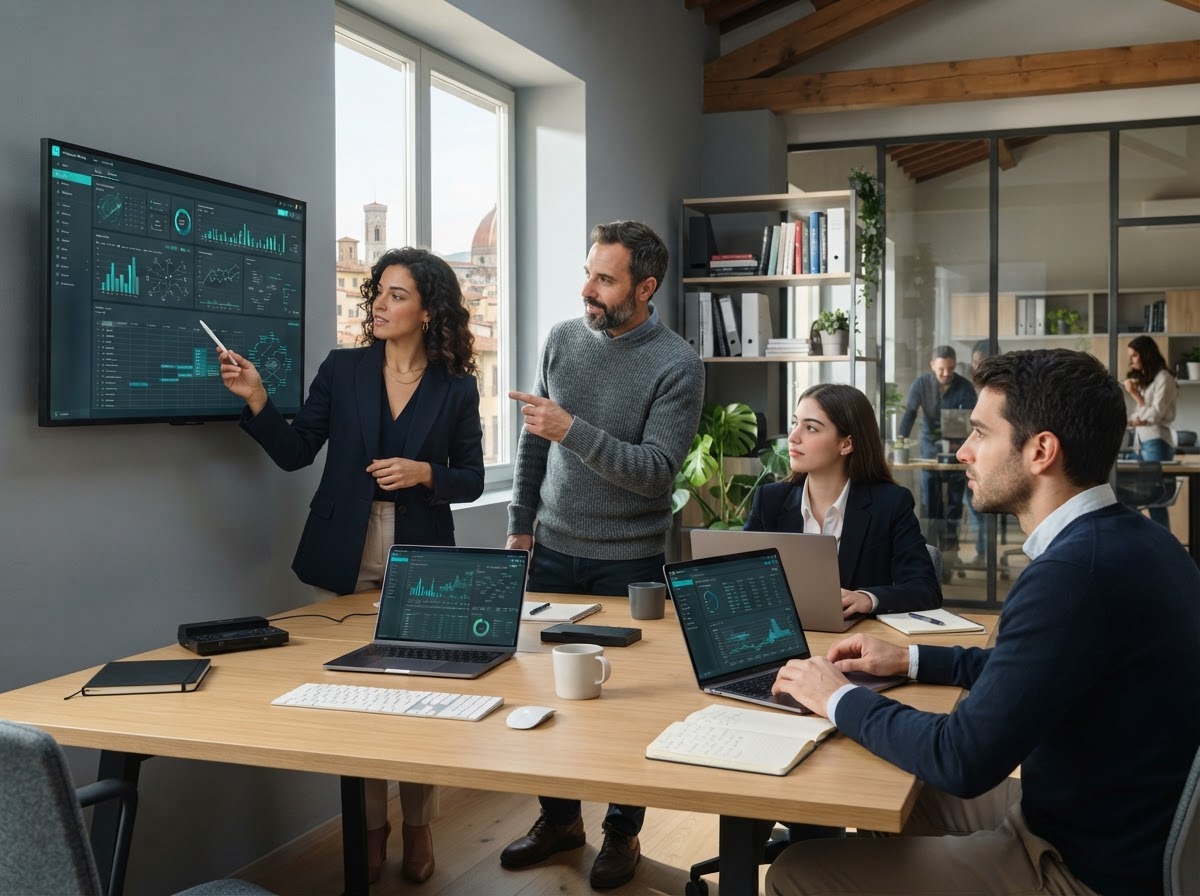 Ricchezza Infinita — ambiente di lavoro con dashboard di monitoraggio del portfolio